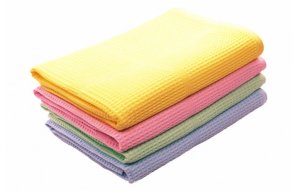 Вафельное полотенце-простынь банное, цветное, однотонное 80х150см