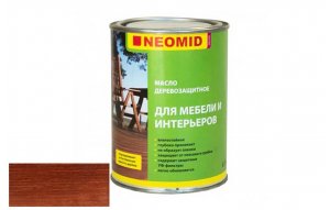 Неомид масло деревозащитное для мебели и интерьеров красное дерево 0,75л