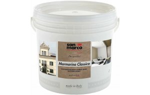 Marmorino Classico 25кг Настенное покрытие под мрамор для внутренних и внешних работ 