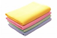 Вафельное полотенце-простынь банное, цветное, однотонное 80х150см