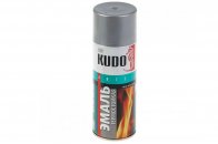Эмаль спрей термстойкий KUDO 5001 серебристый 520 мл