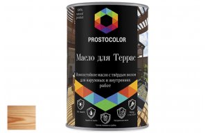 PROSTOCOLOR масло для террас бесцветный 10л