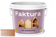 Лак-антисептик FAKTURA 2,7 тик акриловый шелк-матовый