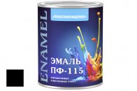 Эмаль ПФ-115 2,7кг черная гл. ПРОСТОКРАШЕНО!